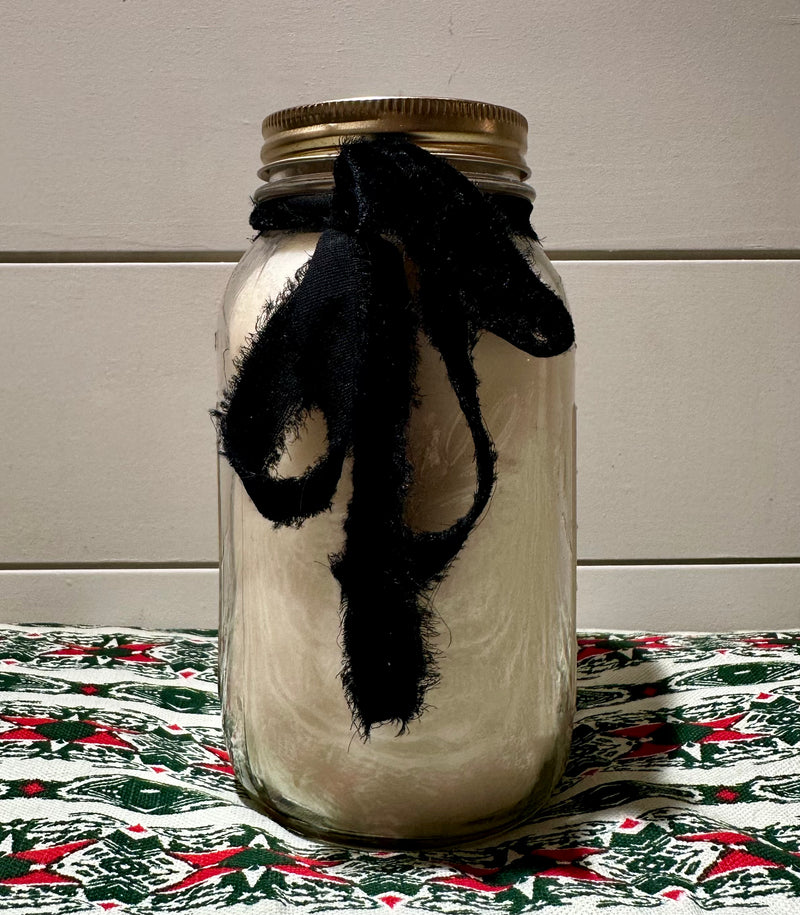 XL cozy cardamom + cinnamon vintage mason jar