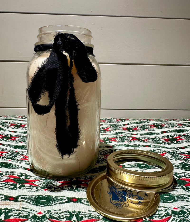 XL cozy cardamom + cinnamon vintage mason jar