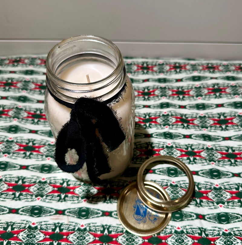 XL cozy cardamom + cinnamon vintage mason jar