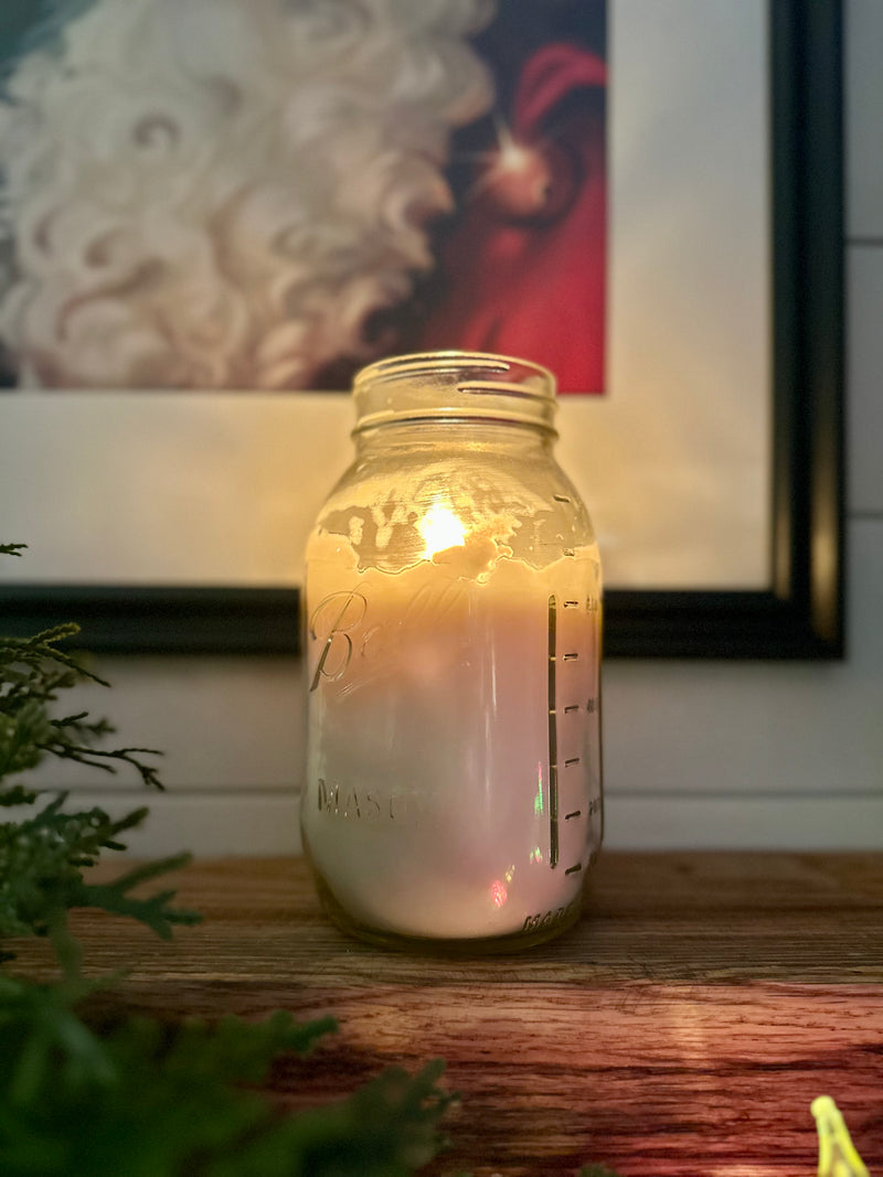 XL cozy cardamom + cinnamon vintage mason jar