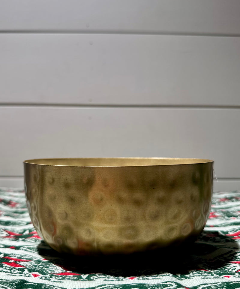 gold double wicked spruce candle