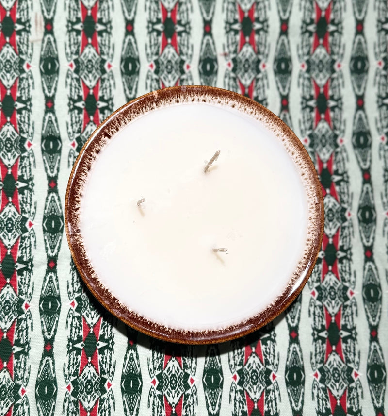 triple wicked black amber + lavender bowl