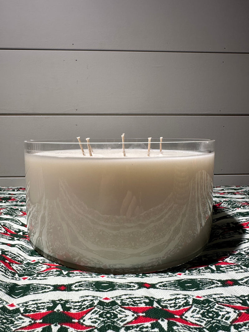 GIGANTIC home for the holidays candle