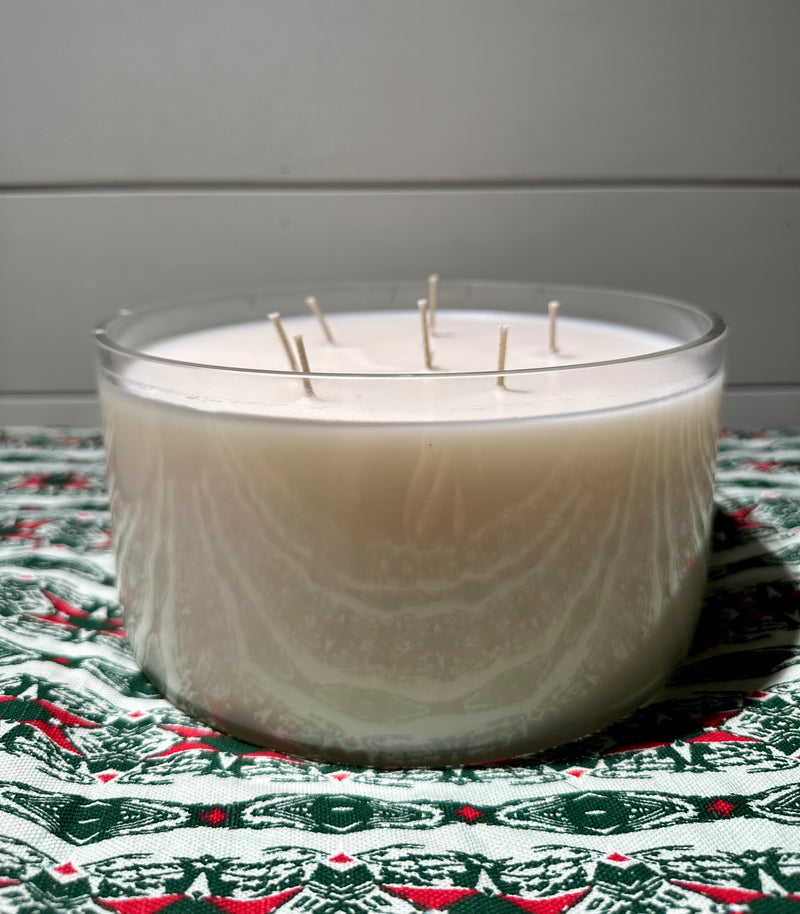 GIGANTIC home for the holidays candle