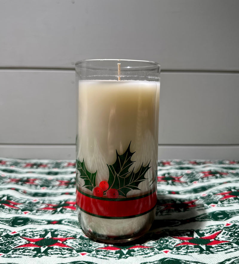 vintage glass peppermint mocha